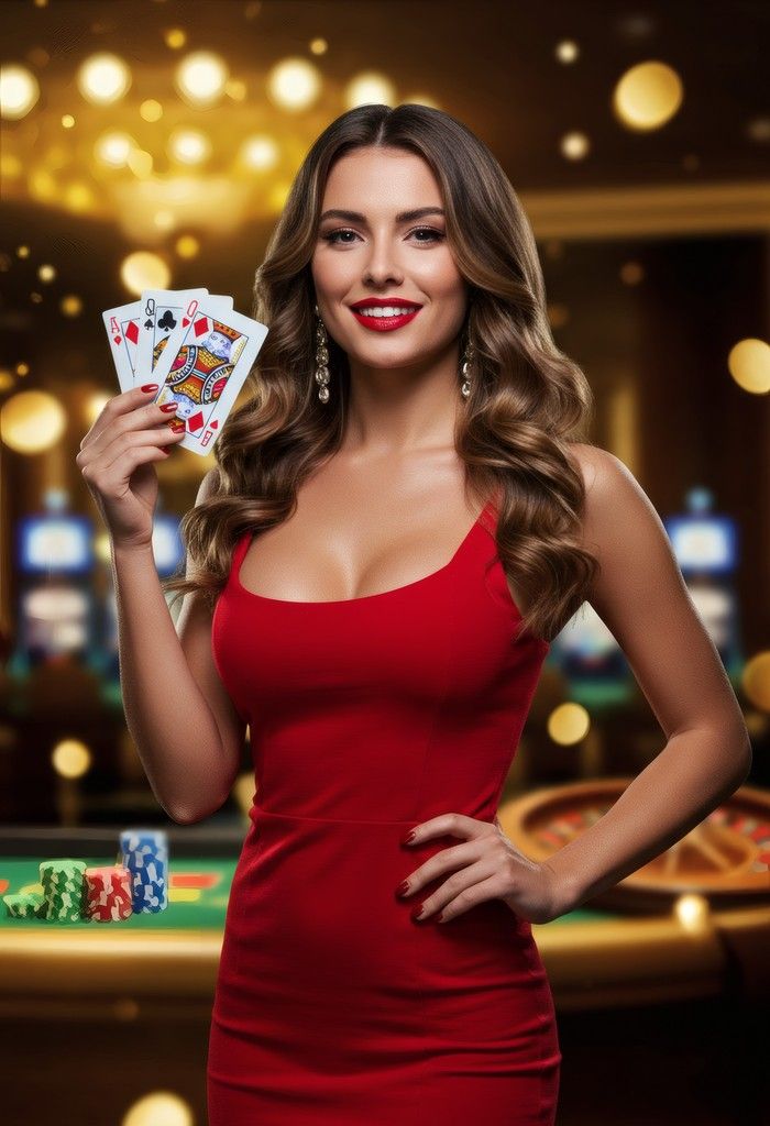 Live-dealer studio interface on dasi4d FFWS Indonesia showing blackjack table and betting board